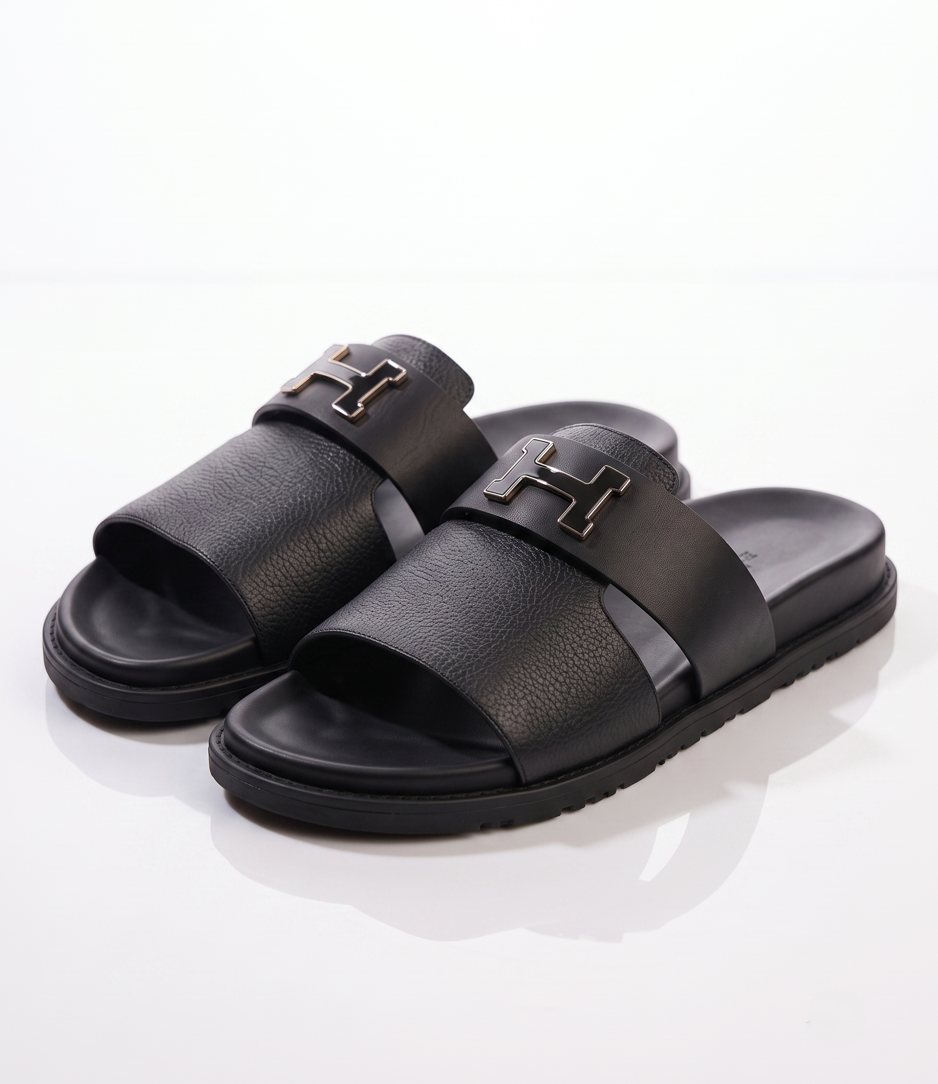 Sandales Premium Bicolores Noir & Noir