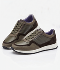 Baskets Premium – Cuir Olive