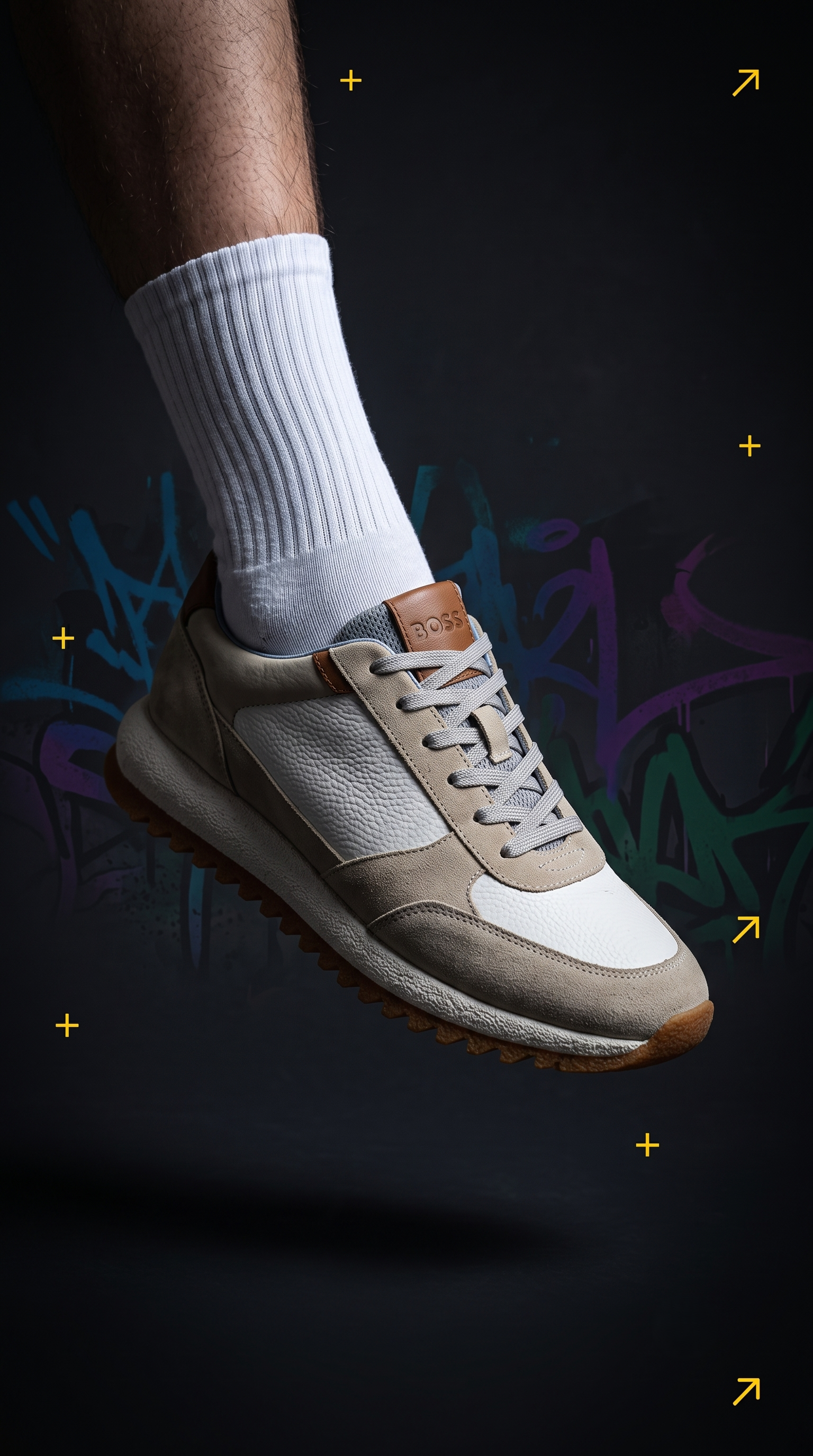 Baskets Premium en Cuir – Édition Beige Naturel