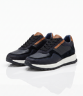 Baskets Citadines en Cuir et Daim