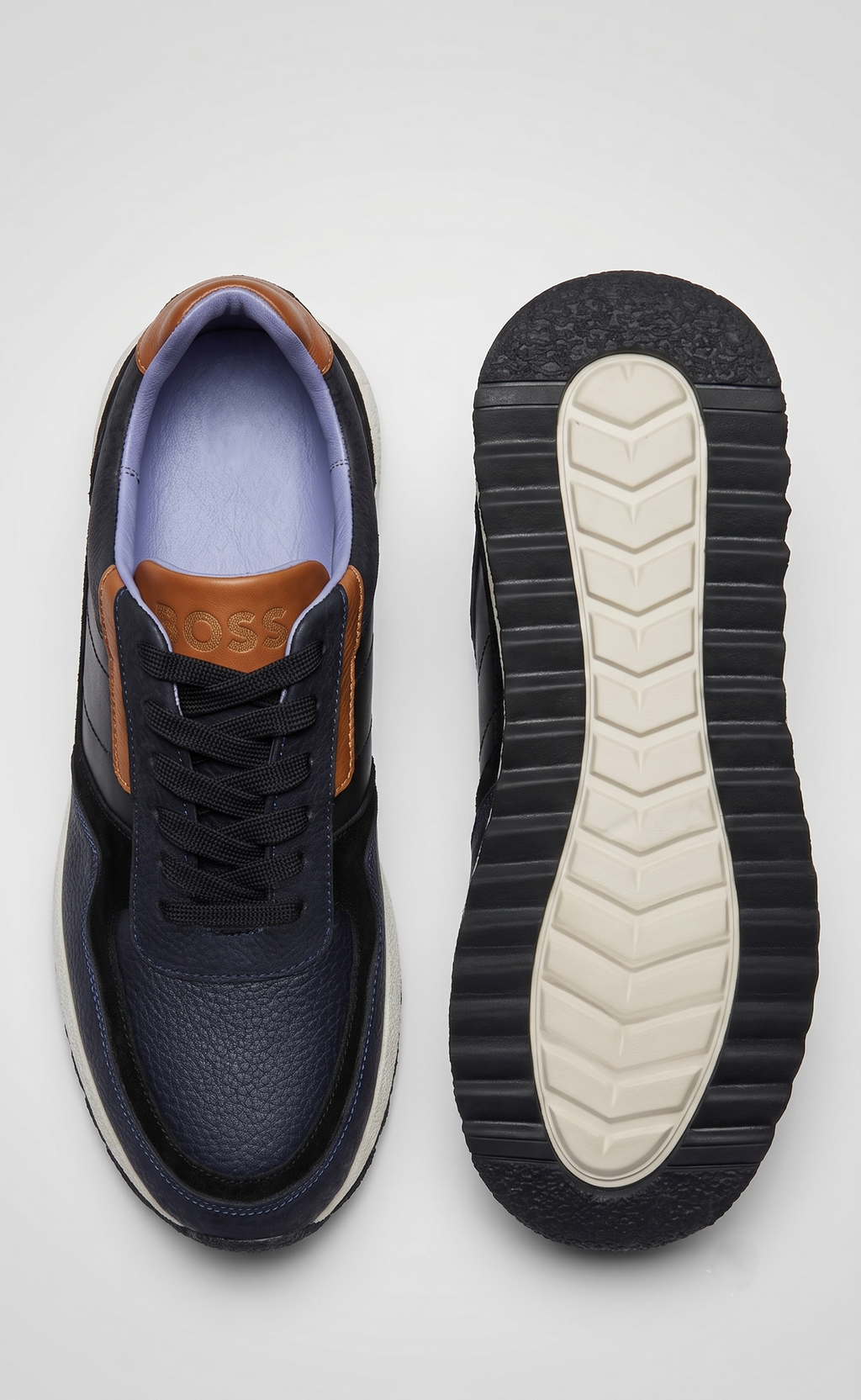 Baskets Citadines en Cuir et Daim