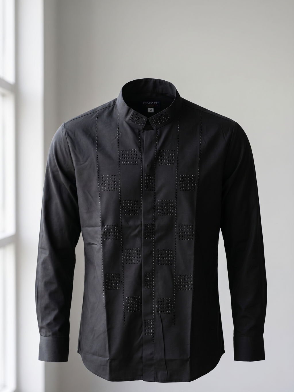 Chemise Col Officier Onyx