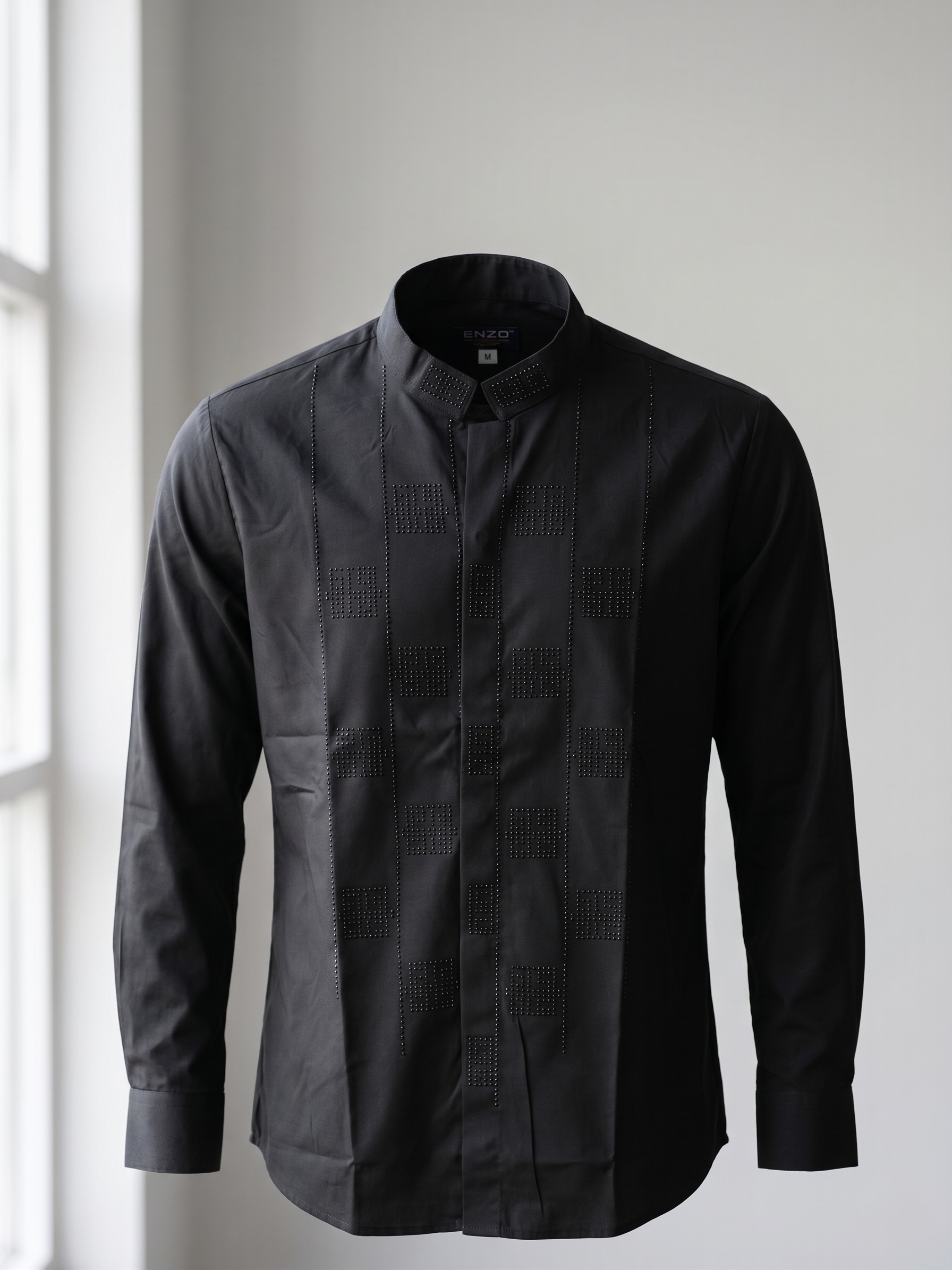 Chemise Col Officier Onyx