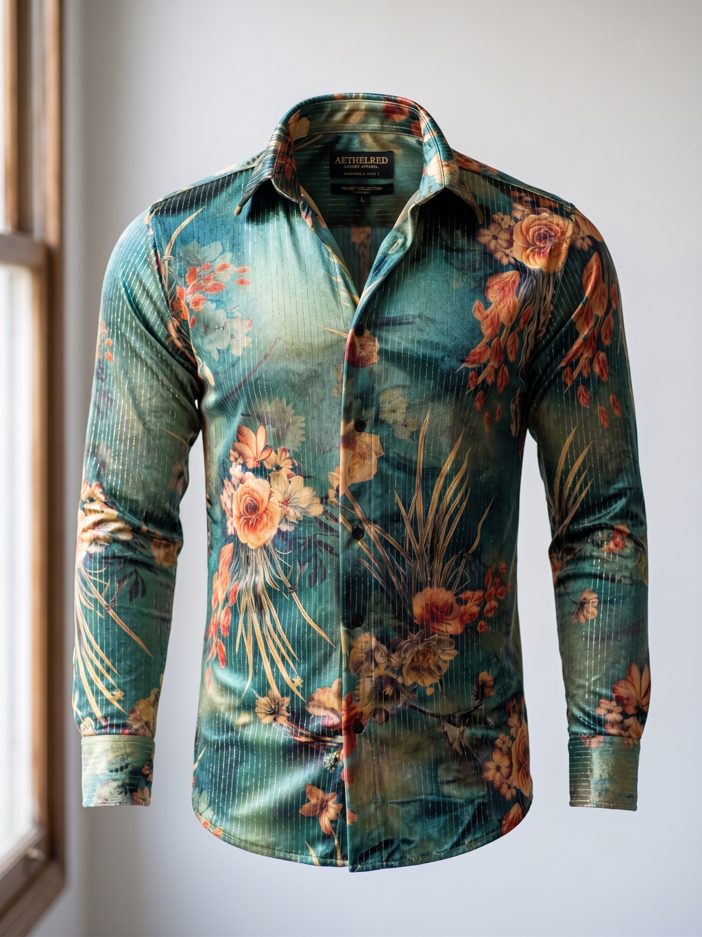 Chemise Botanique Émeraude