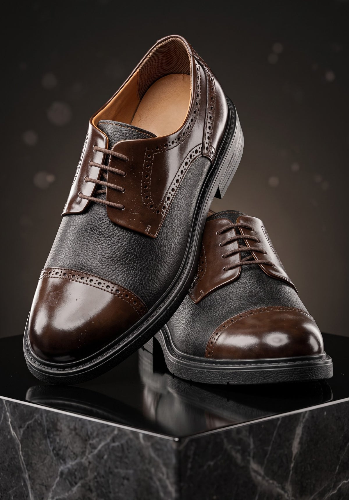 Chaussures Derby en Cuir