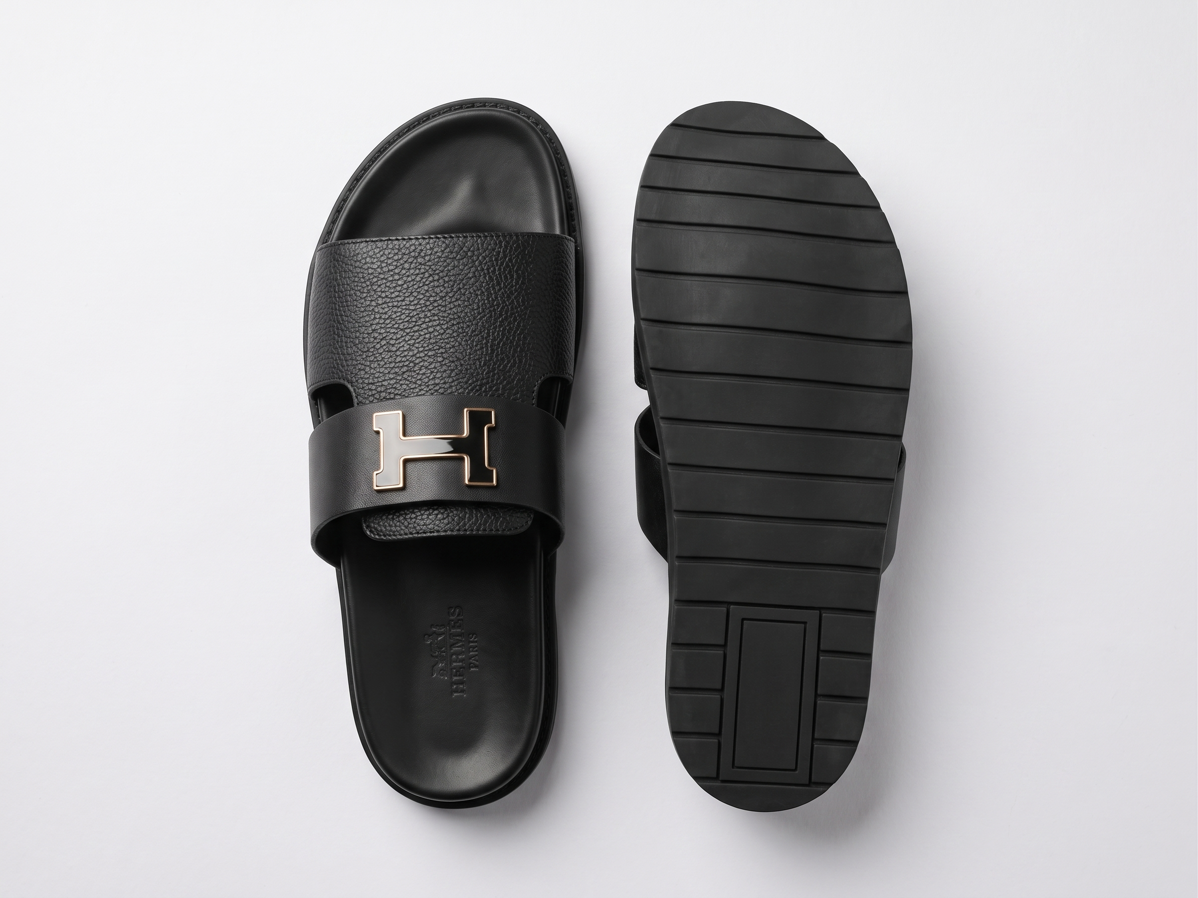 Sandales Premium Bicolores Noir & Noir
