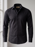 Chemise Noire en Floral