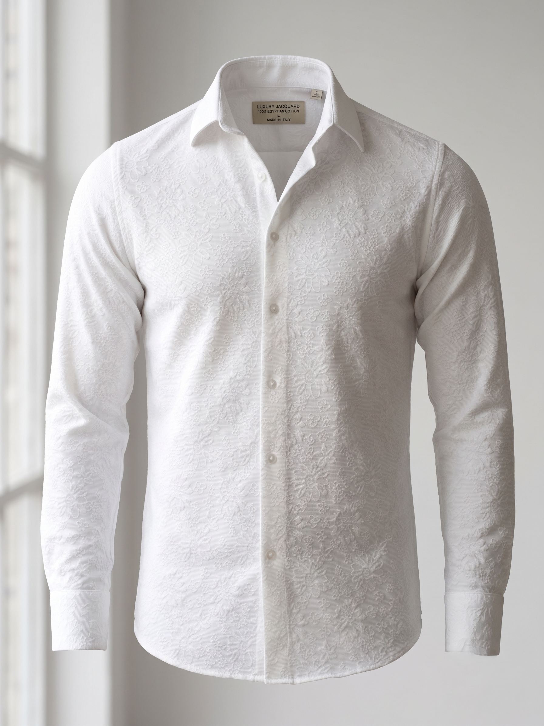 Chemise Blanche en Floral