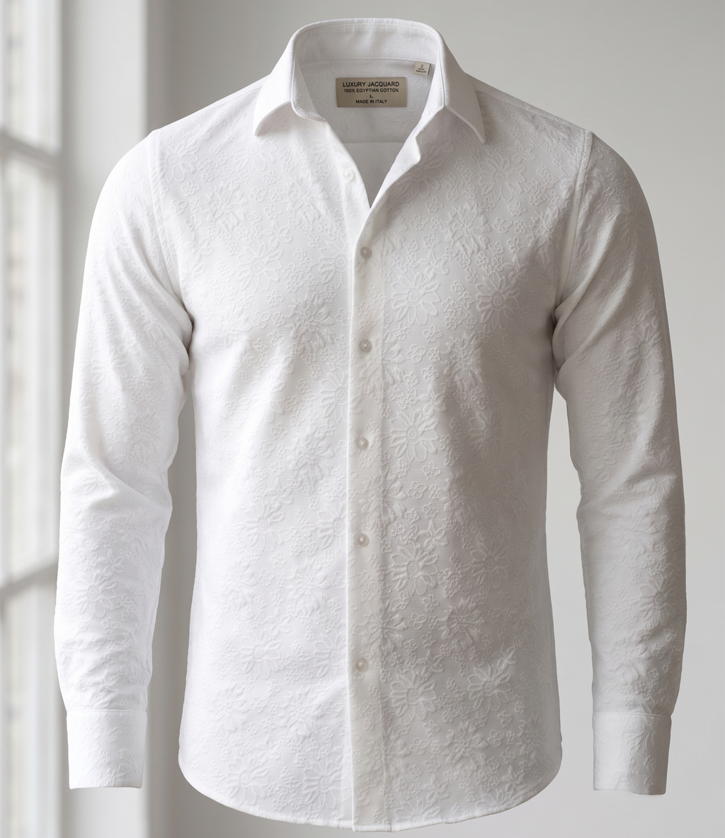 Chemise Blanche en Floral