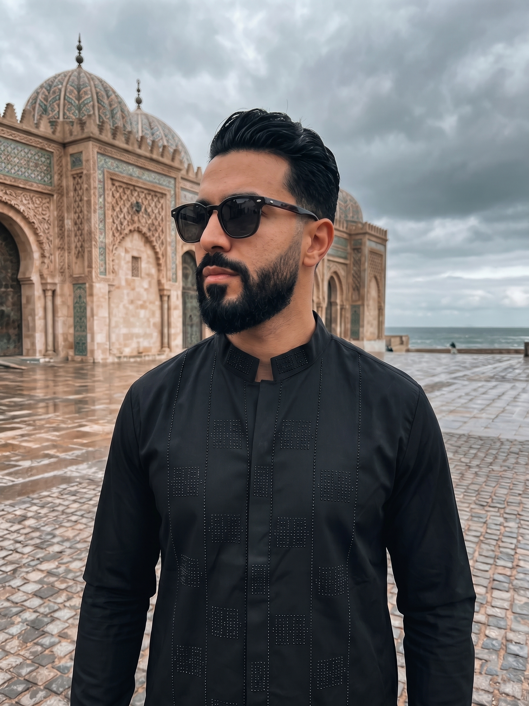Chemise Col Officier Onyx