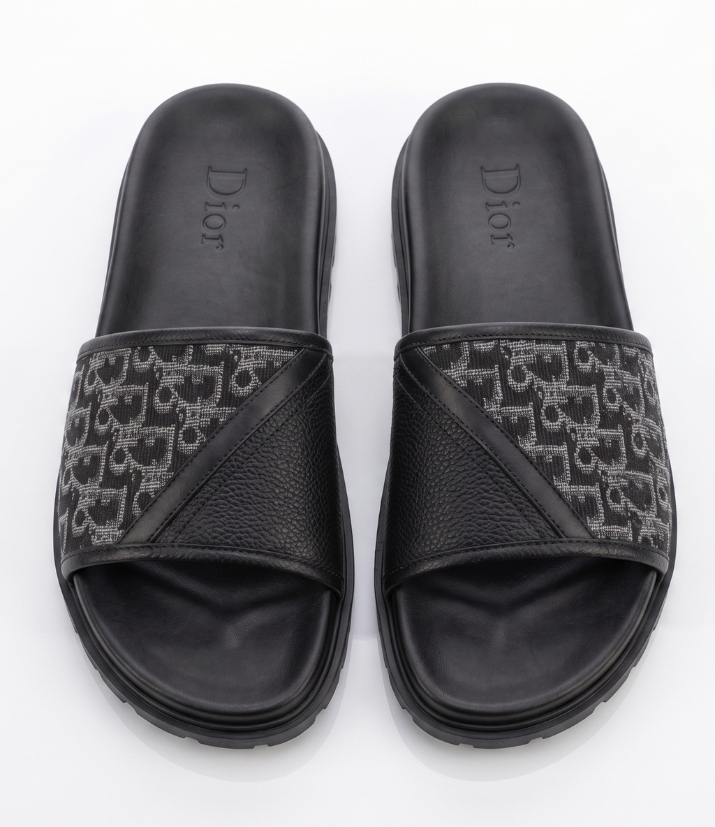 Sandal Urbaines en Cuir et Toile