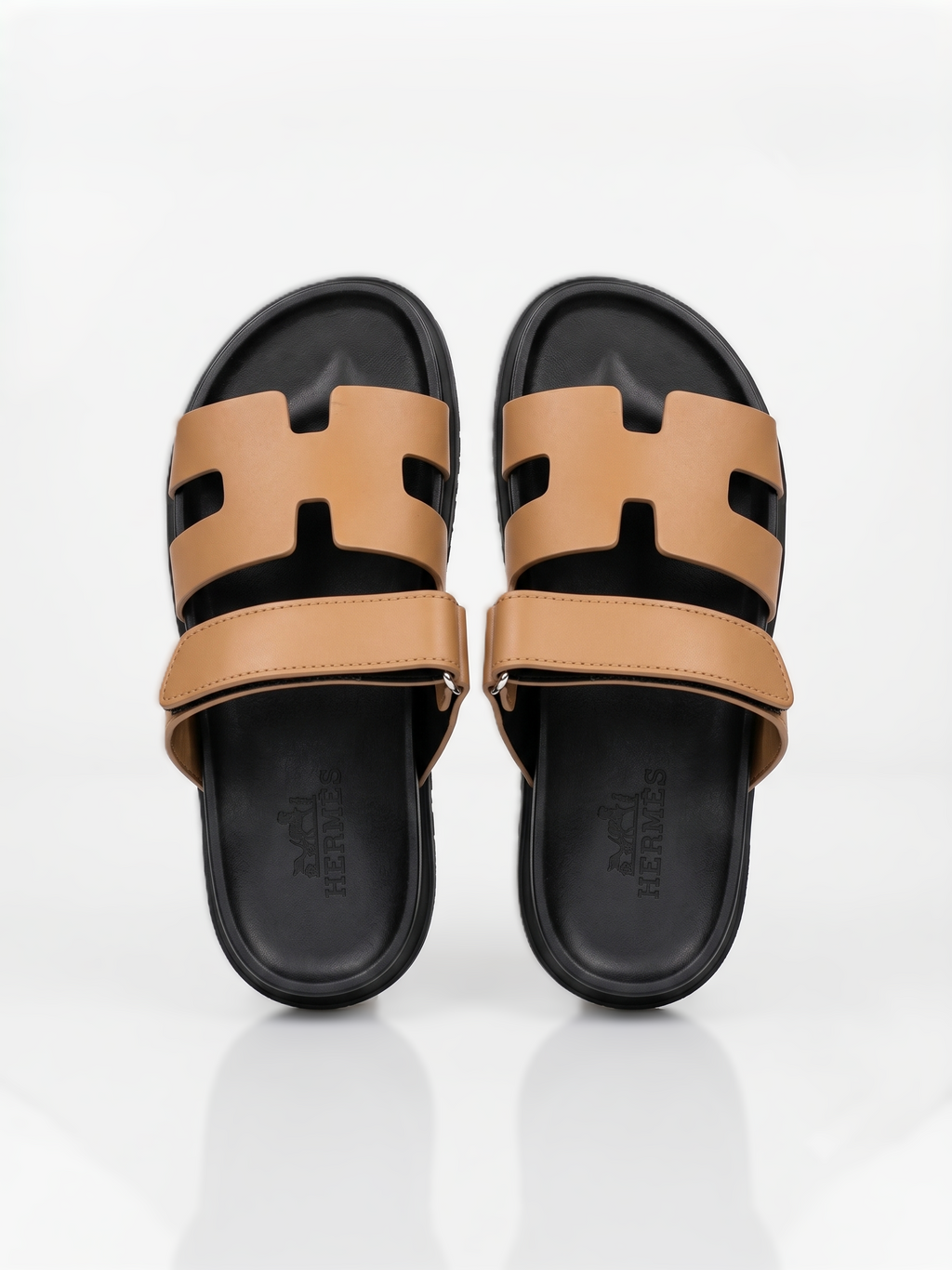 Sandales cuir Camel
