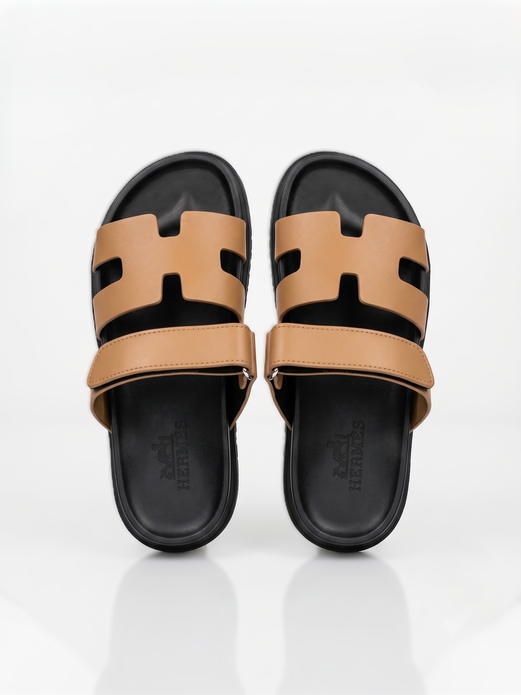 Sandales cuir Camel
