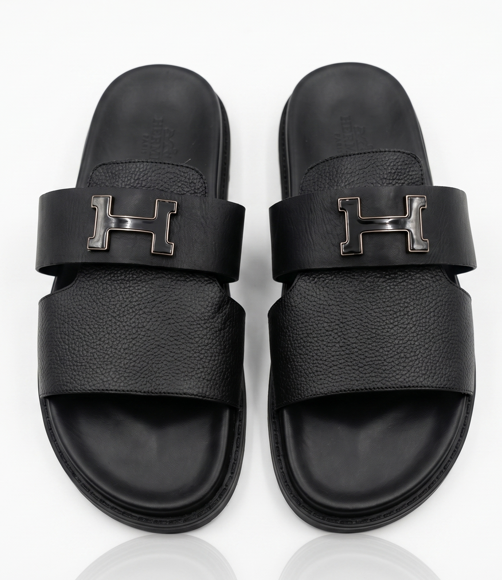 Sandales Premium Bicolores Noir & Noir