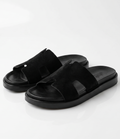 Sandales premium en Noir Intense