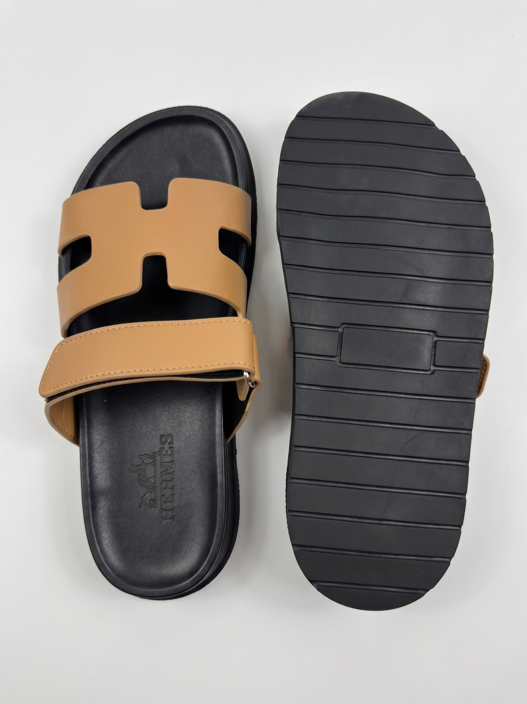 Sandales cuir Camel