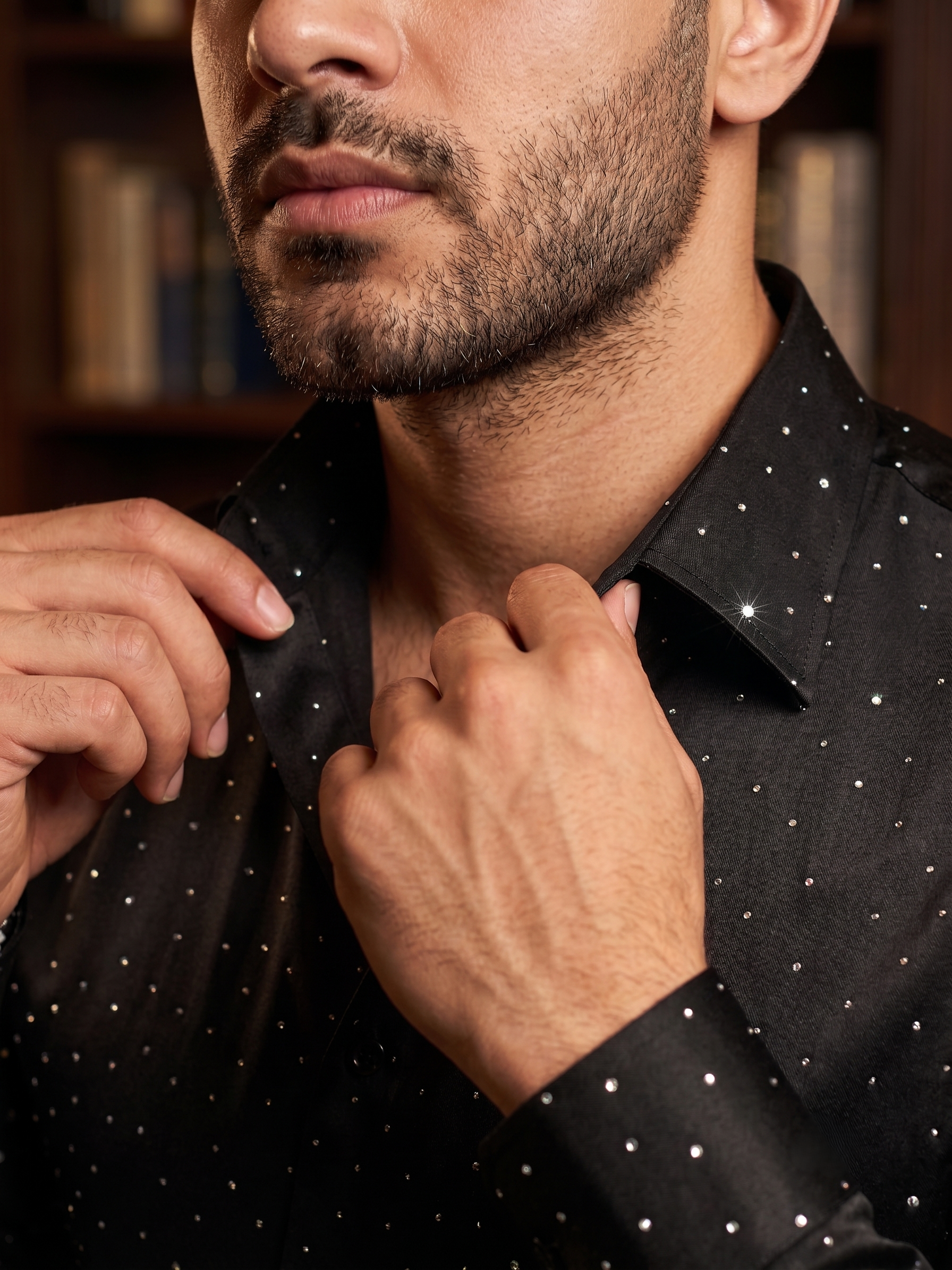 Chemise Signature "Nuit Étoilée"