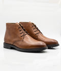 Chaussure Chukka en Cuir Marron