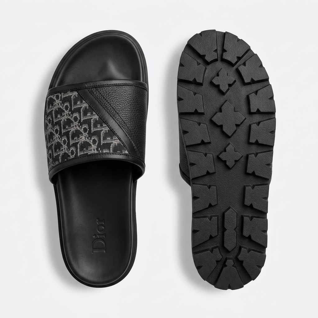 Sandal Urbaines en Cuir et Toile