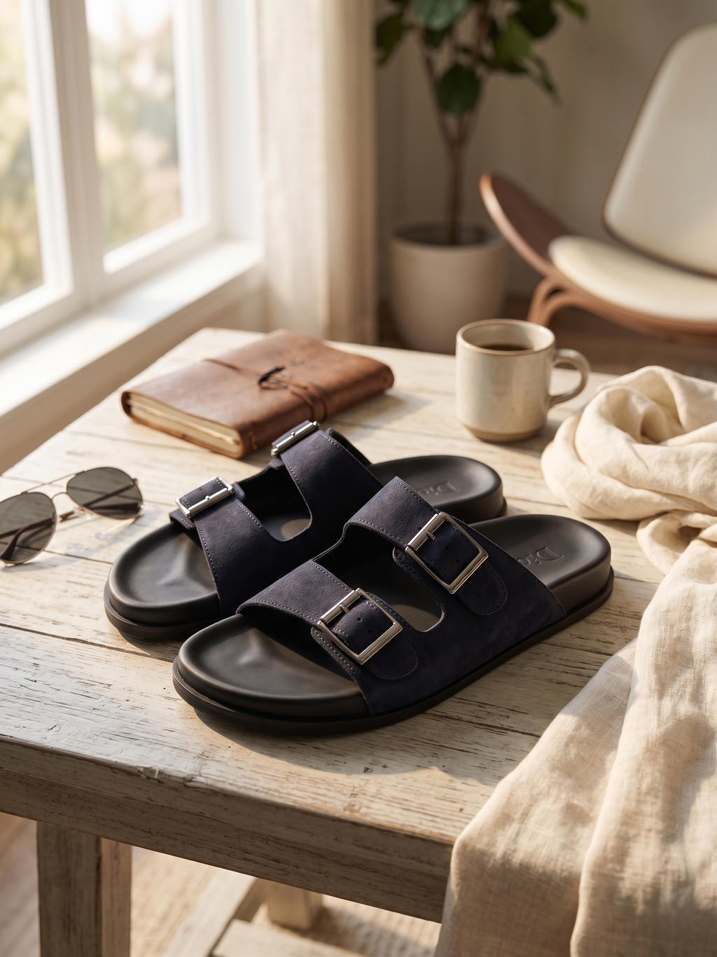 Sandal Bleu Marine