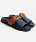 Sandales Premium Bicolores Bleu et Orange